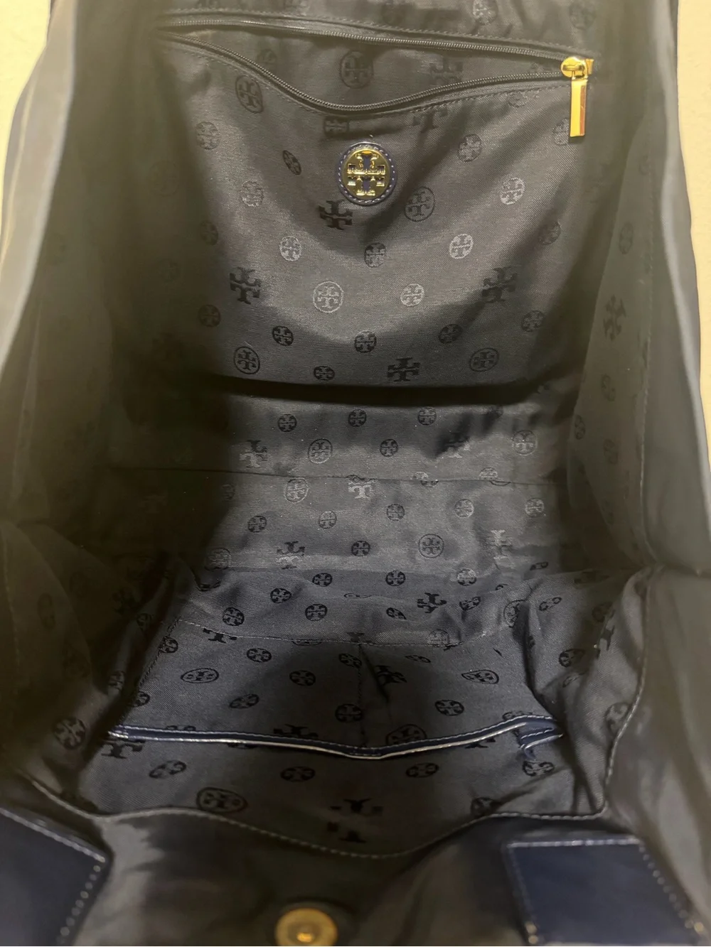 Tory Burch Ella Tote-Navy